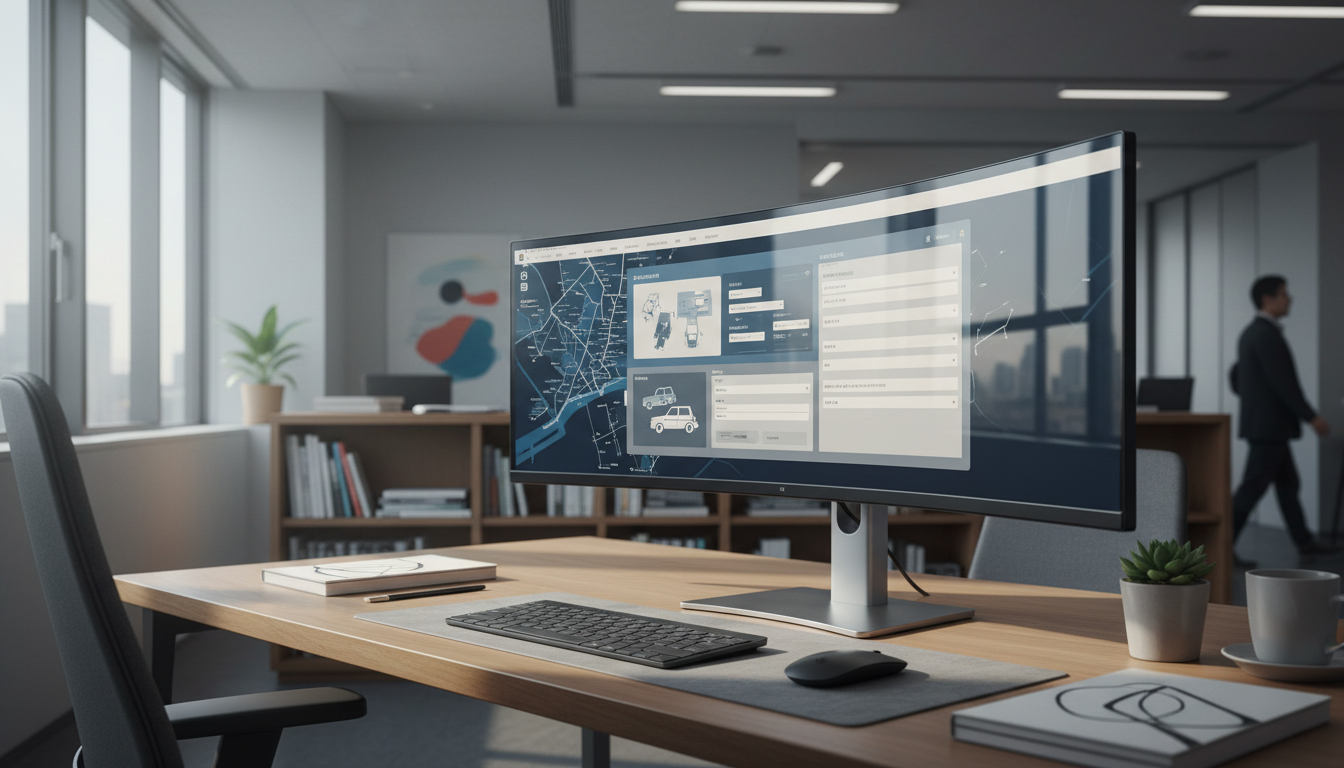 特殊車両通行許可オンラインシステムの画面