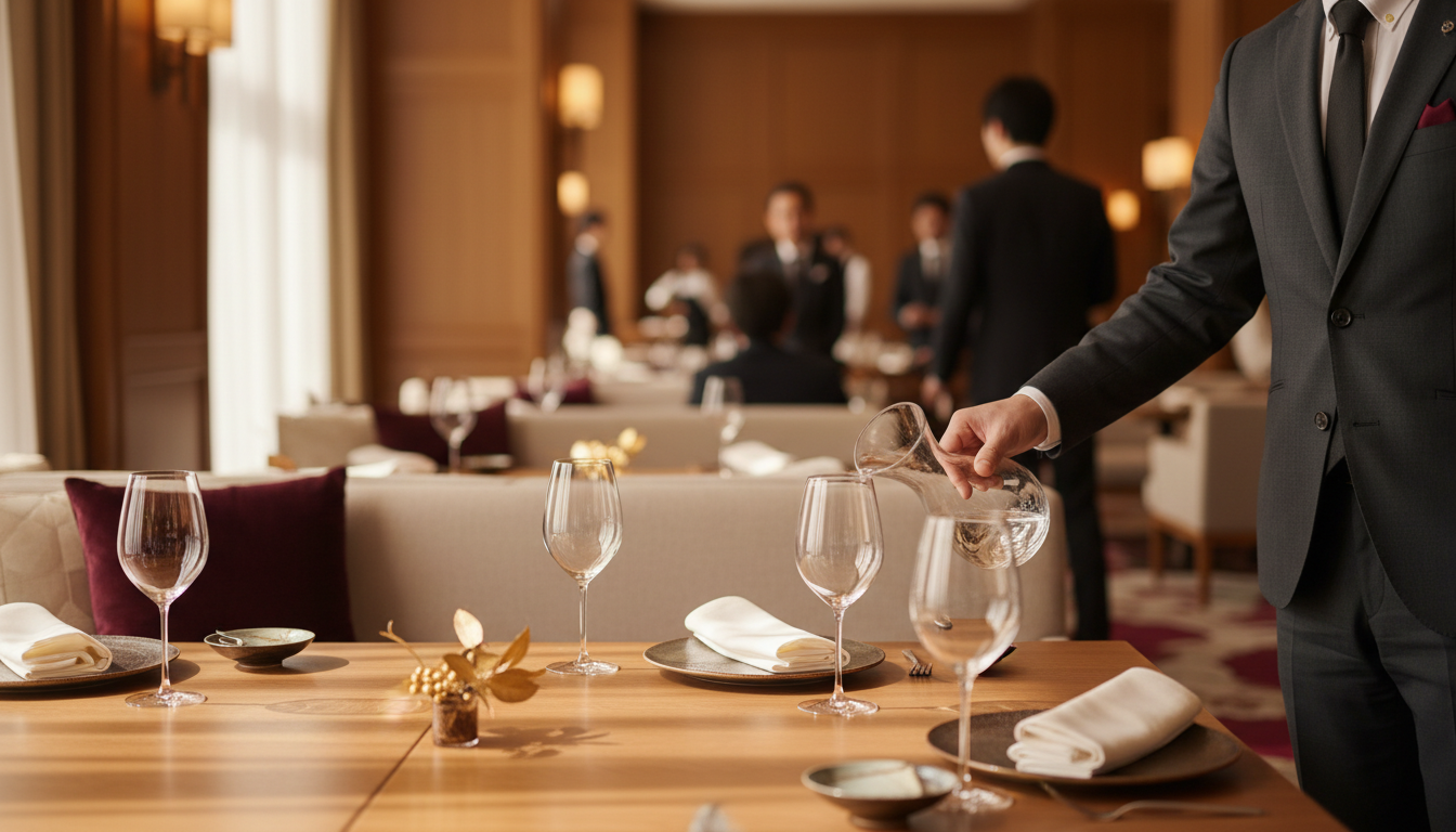 プロフェッショナルなおもてなしサービスのイメージ