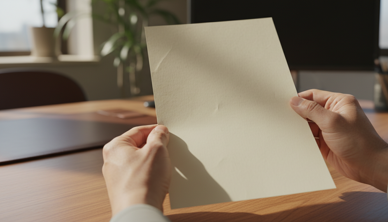 車検証と車両諸元を確認する様子