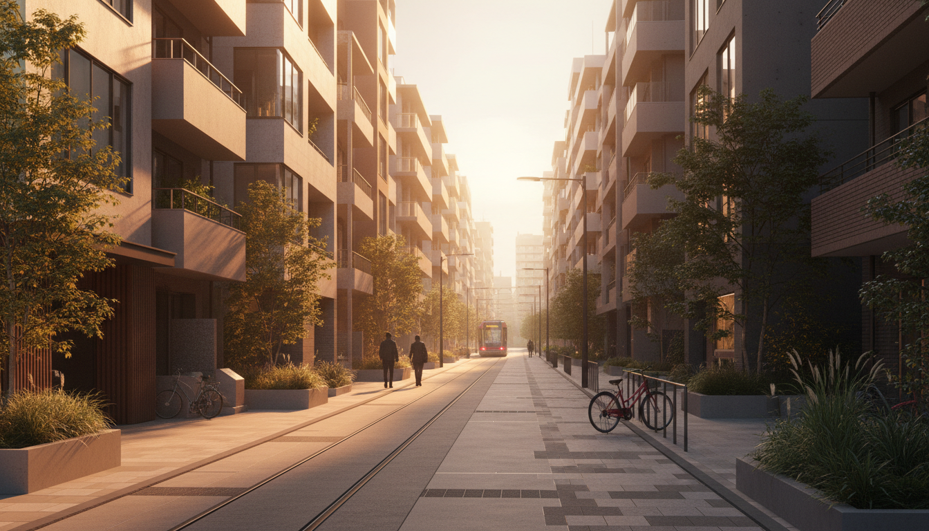 快適な都市生活を象徴する住宅環境