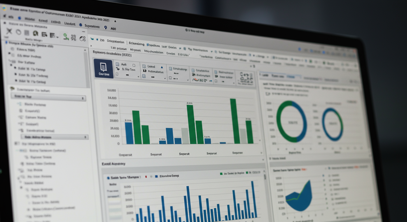 Office Excel 2021でデータ分析を行っている画面