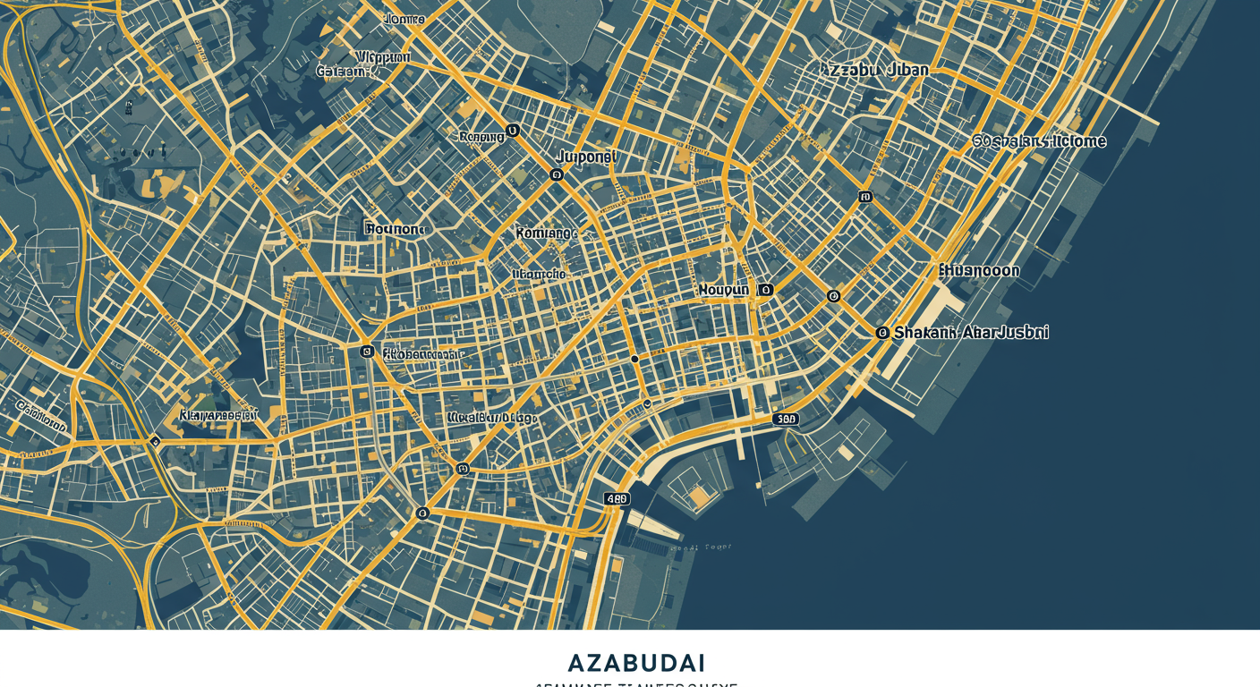 麻布台エリアの地図とアクセス情報