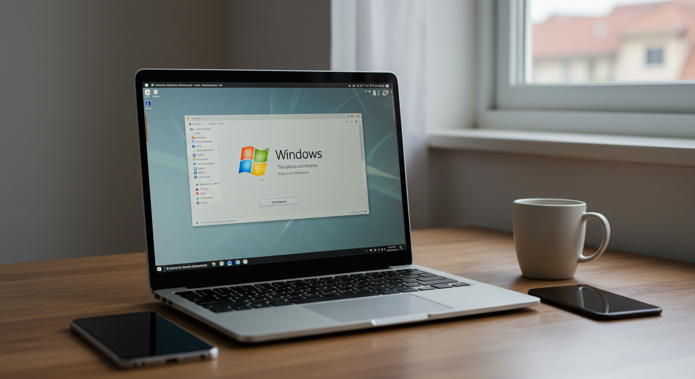 PCユービックのWebサイトと正規Windowsライセンス画面