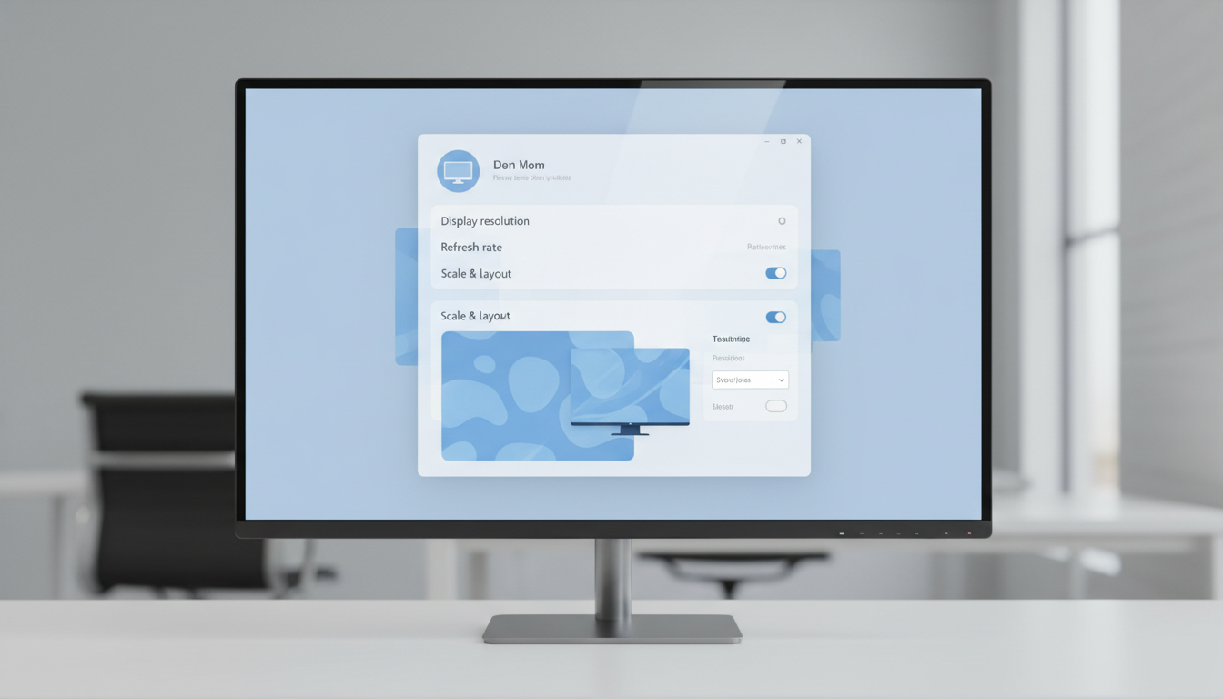 Windows 11 ディスプレイ設定画面 システム設定
