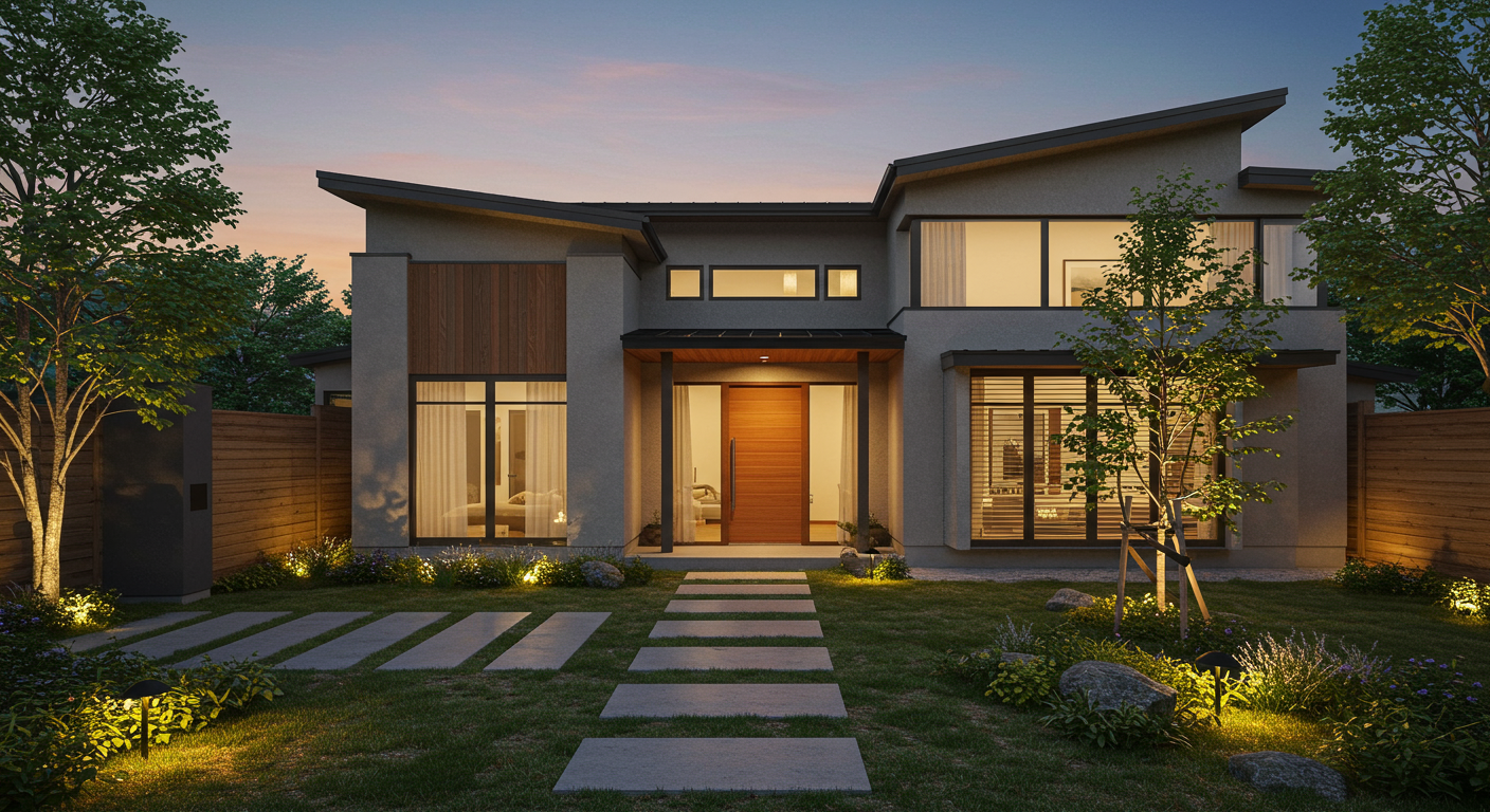 2025年最新のモダンな外構デザイン例