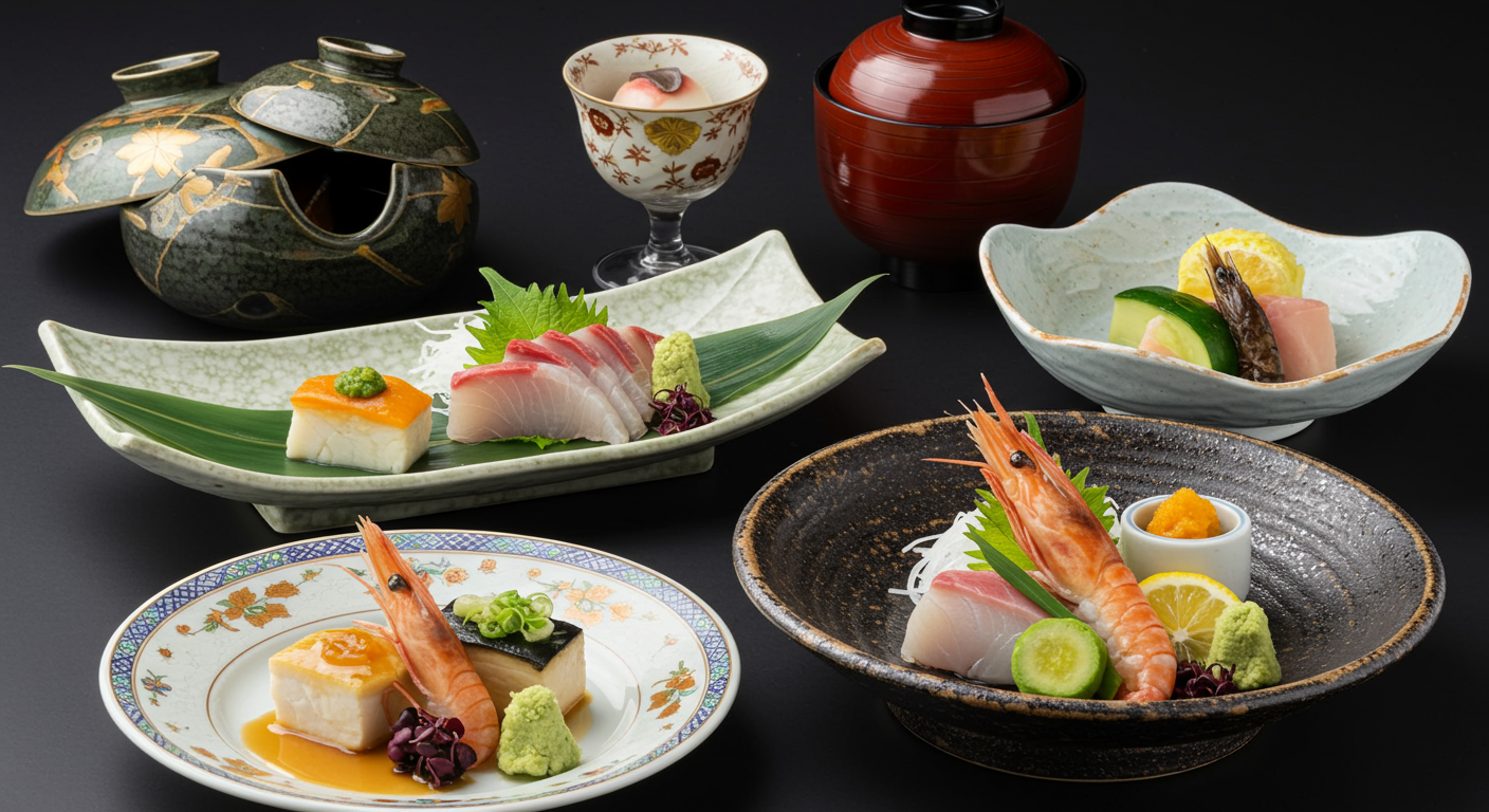 御料理 辻の季節の会席料理