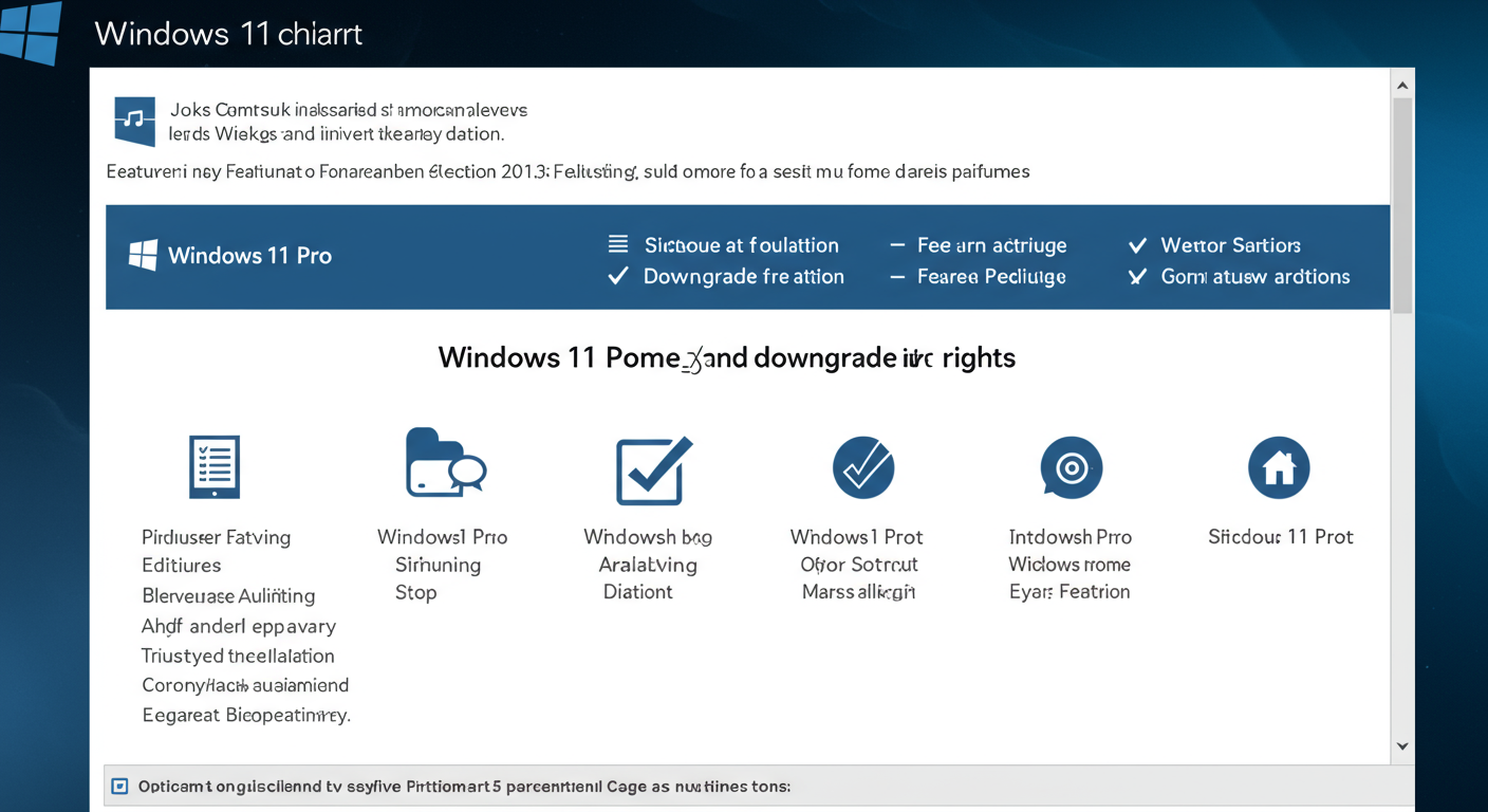 Windows 11 ProとHomeエディションのライセンス比較表