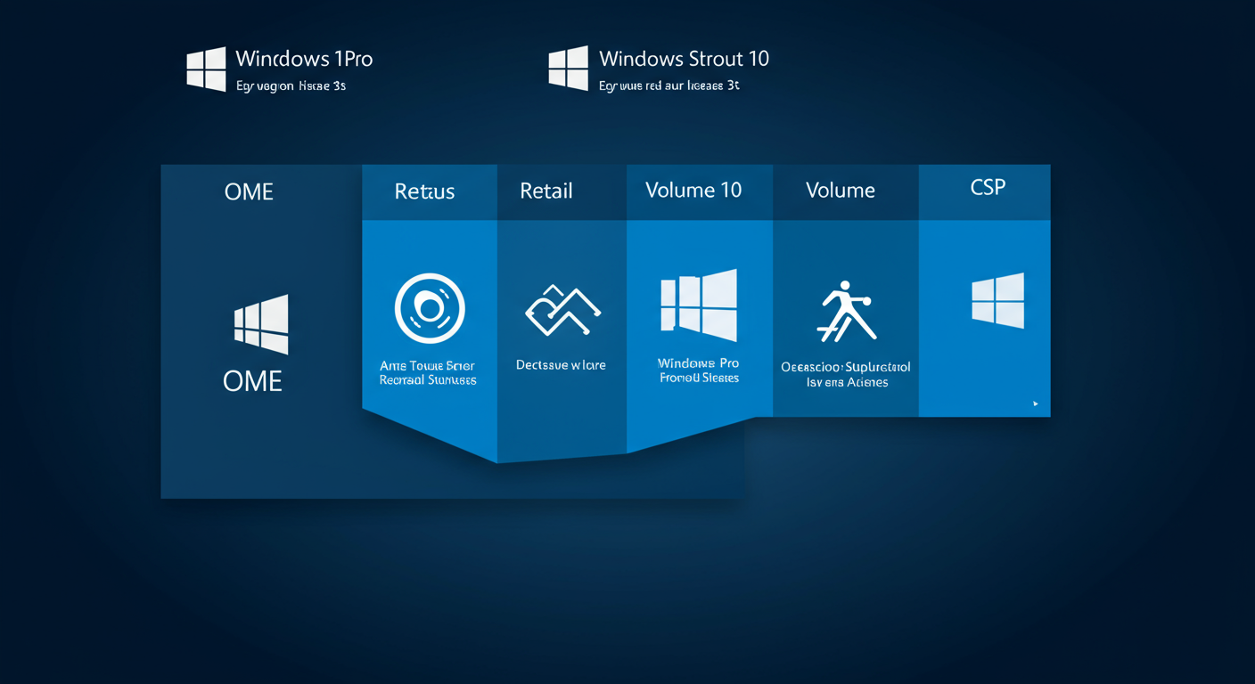 Windows 10 Proライセンスの種類と特徴の比較