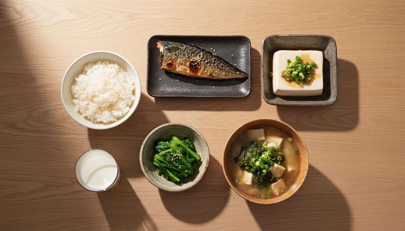 ロコモ予防に効果的なカルシウムとたんぱく質を含む食事