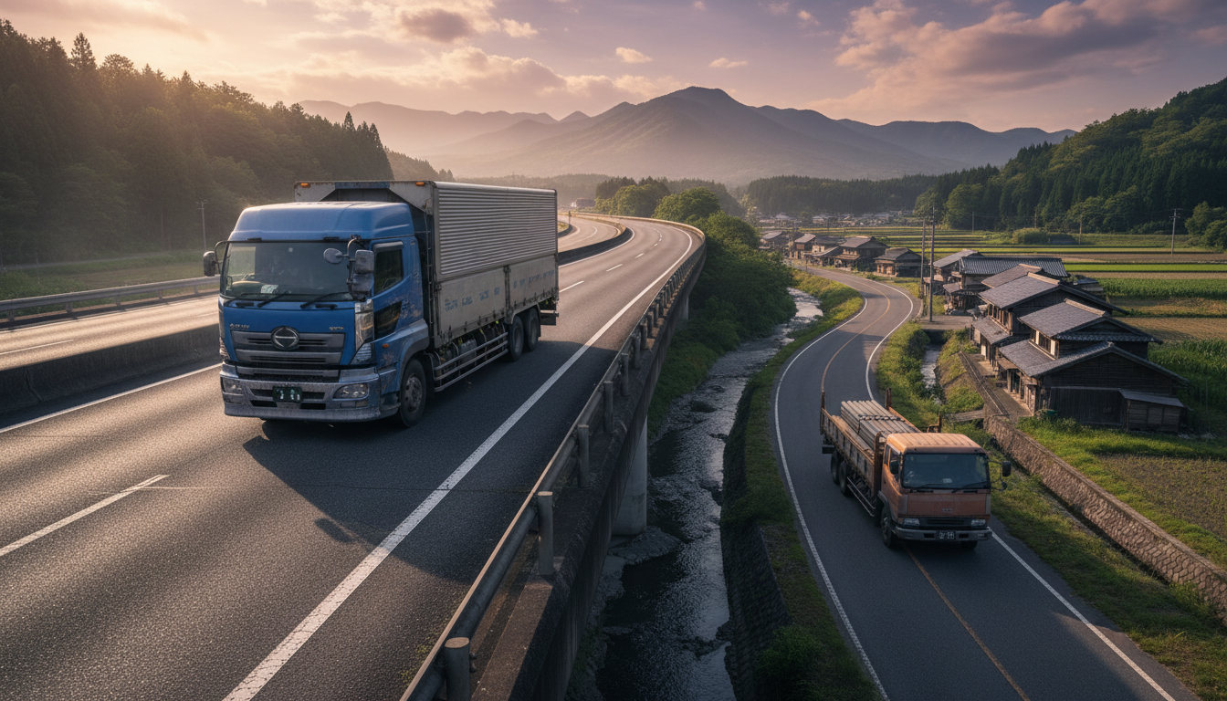 特殊車両通行確認制度と許可制度の使い分けフローチャートのイメージ