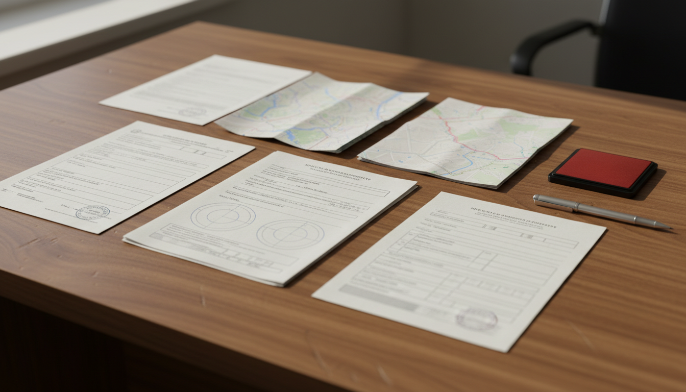 特殊車両通行許可申請の書類一式