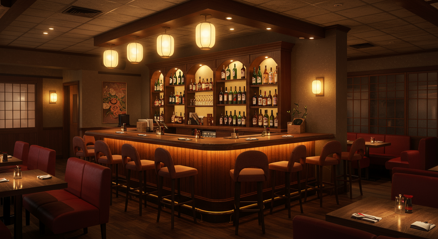 キャバレーやスナックなどの風俗営業の様子