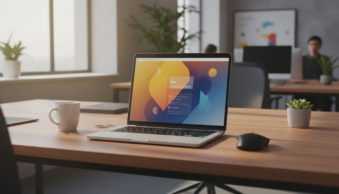 オンライン申請システムを利用する様子