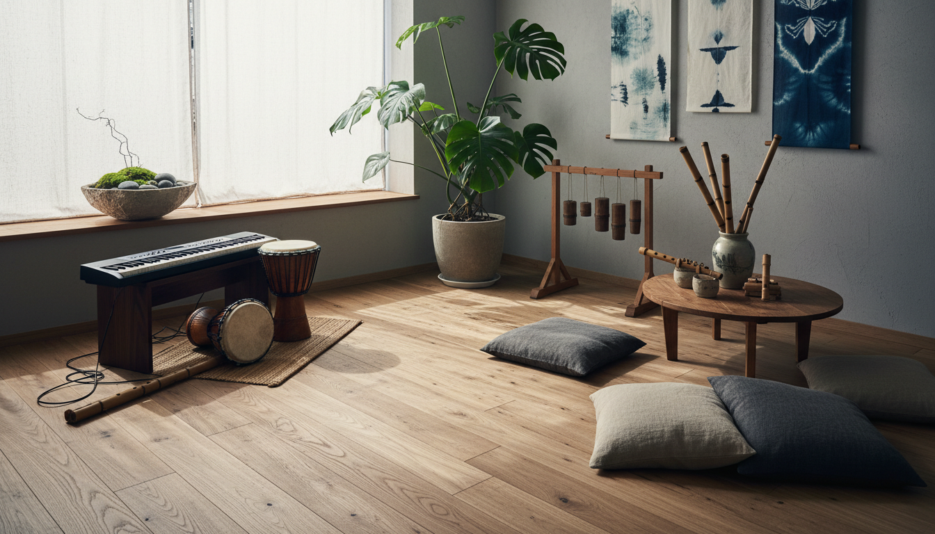 家庭で音楽を楽しむ環境