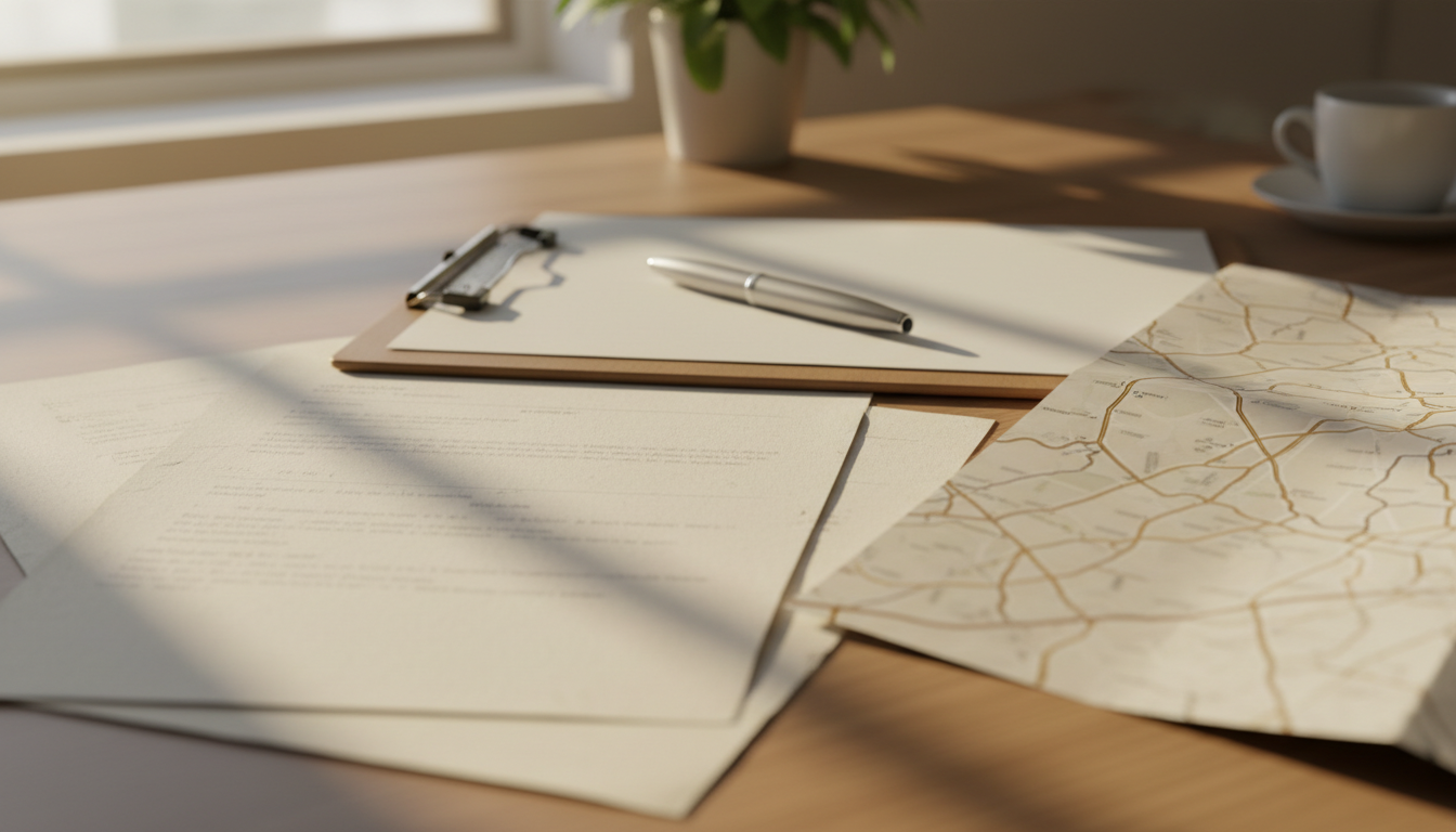 特殊車両通行許可申請の書類と手順イメージ