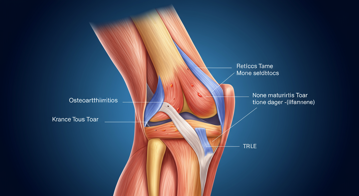 膝痛の主な原因と発症メカニズム