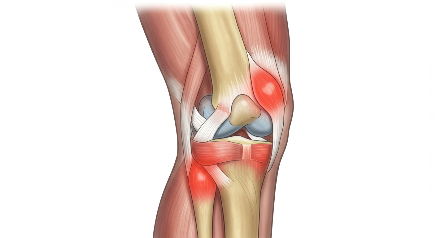 膝痛のイラスト
