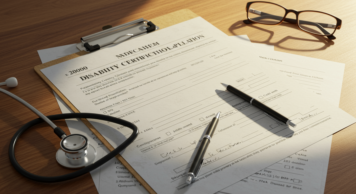 障害認定申請書類