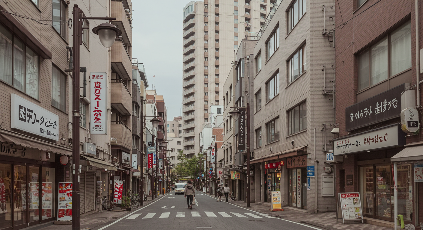 麻布十番商店街の賑わいと周辺の住宅街