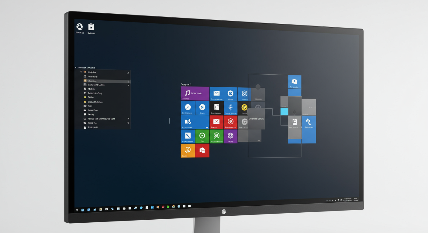 Windows 11のスナップレイアウトの様々なパターン