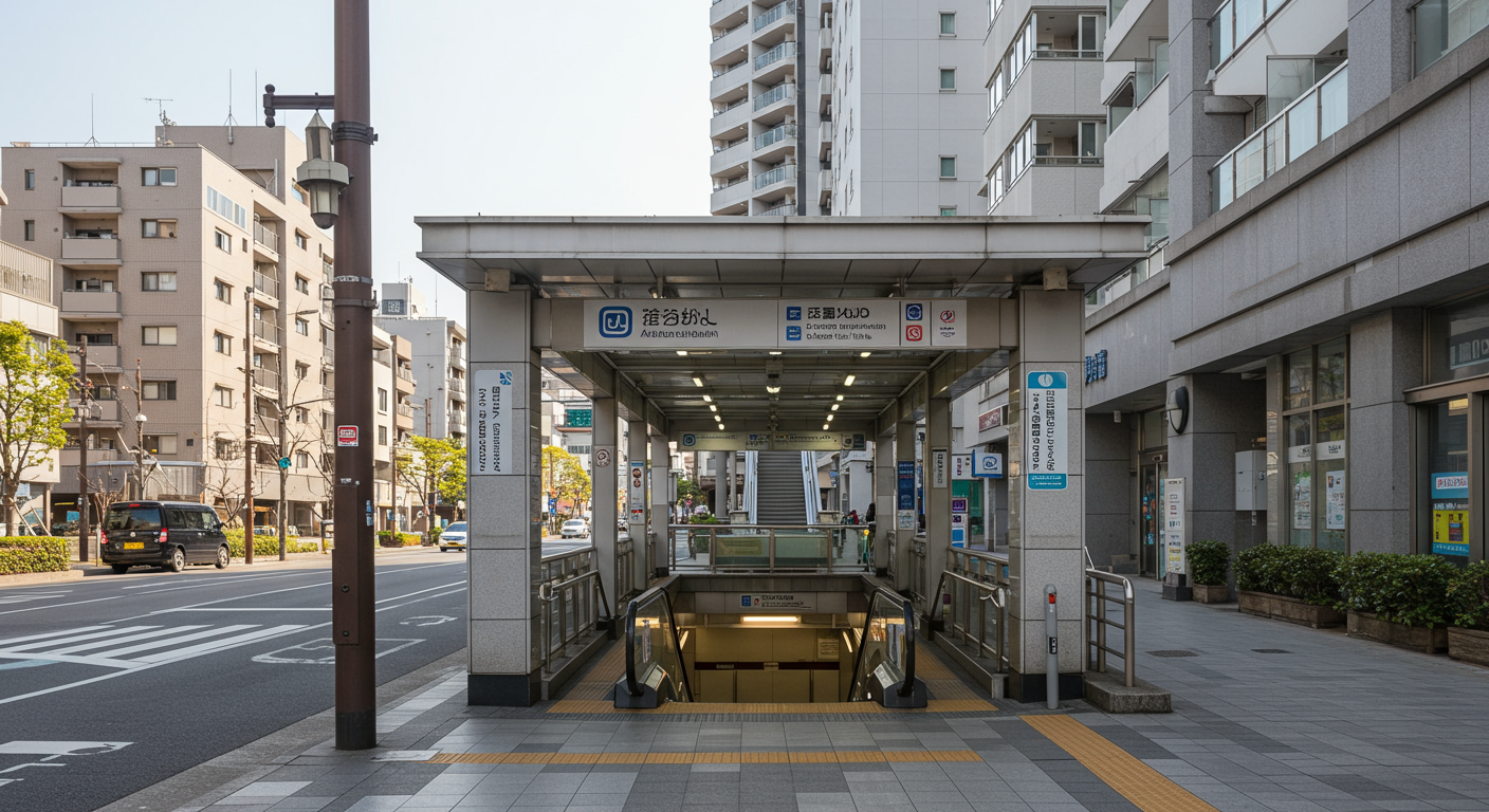 赤羽橋駅の外観
