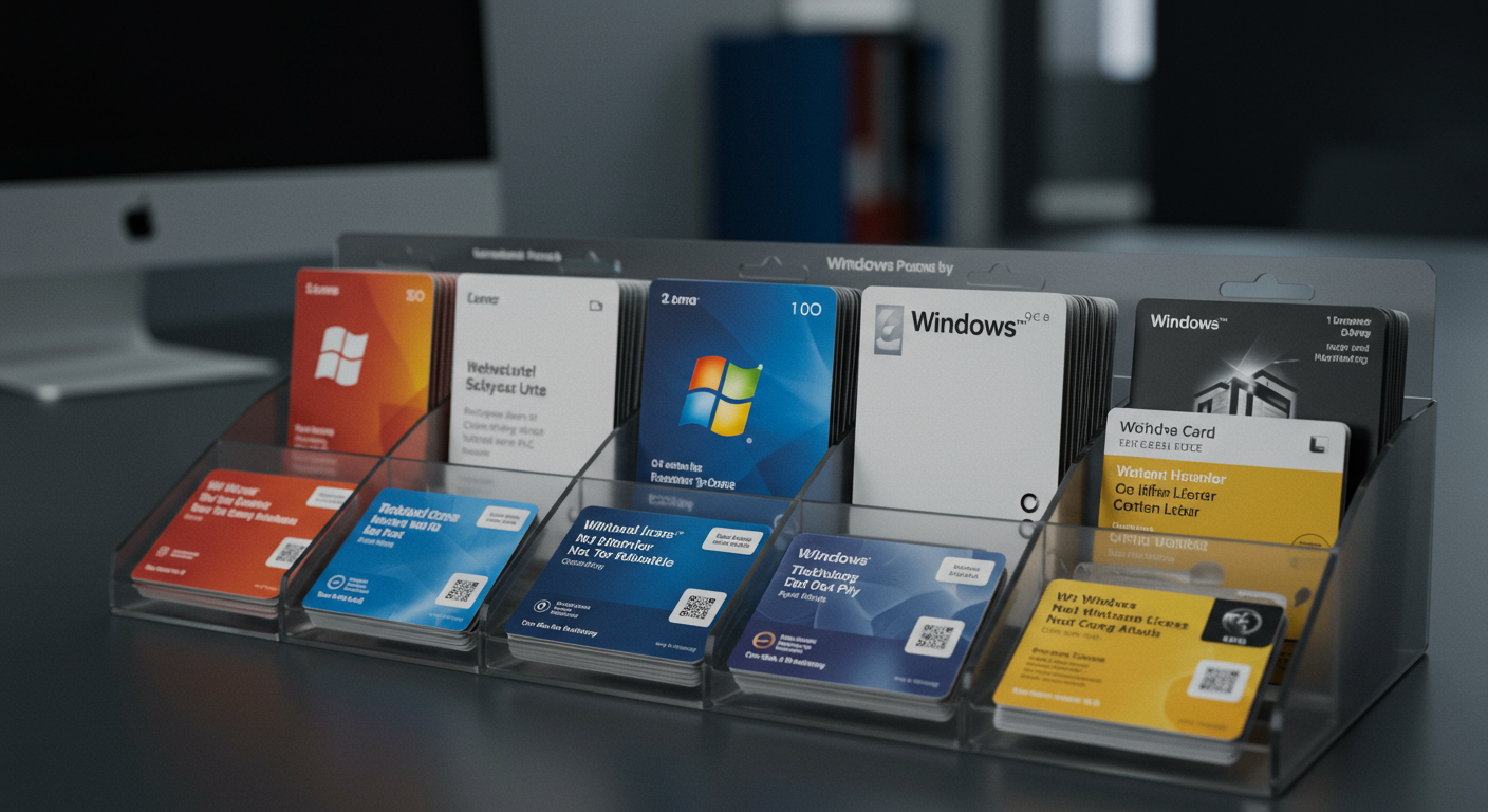 Windowsライセンスの種類を示す図表