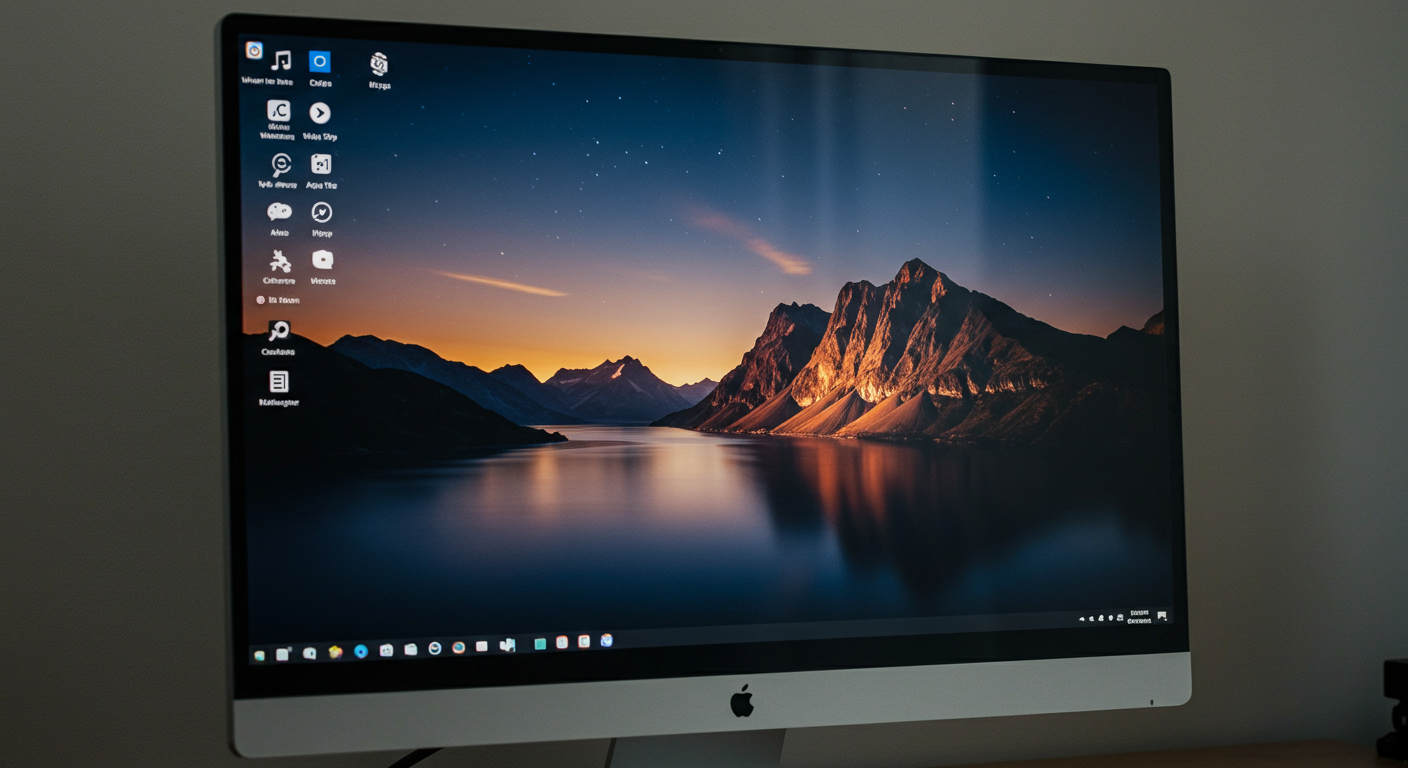 Windows 11 22H2のデスクトップ画面
