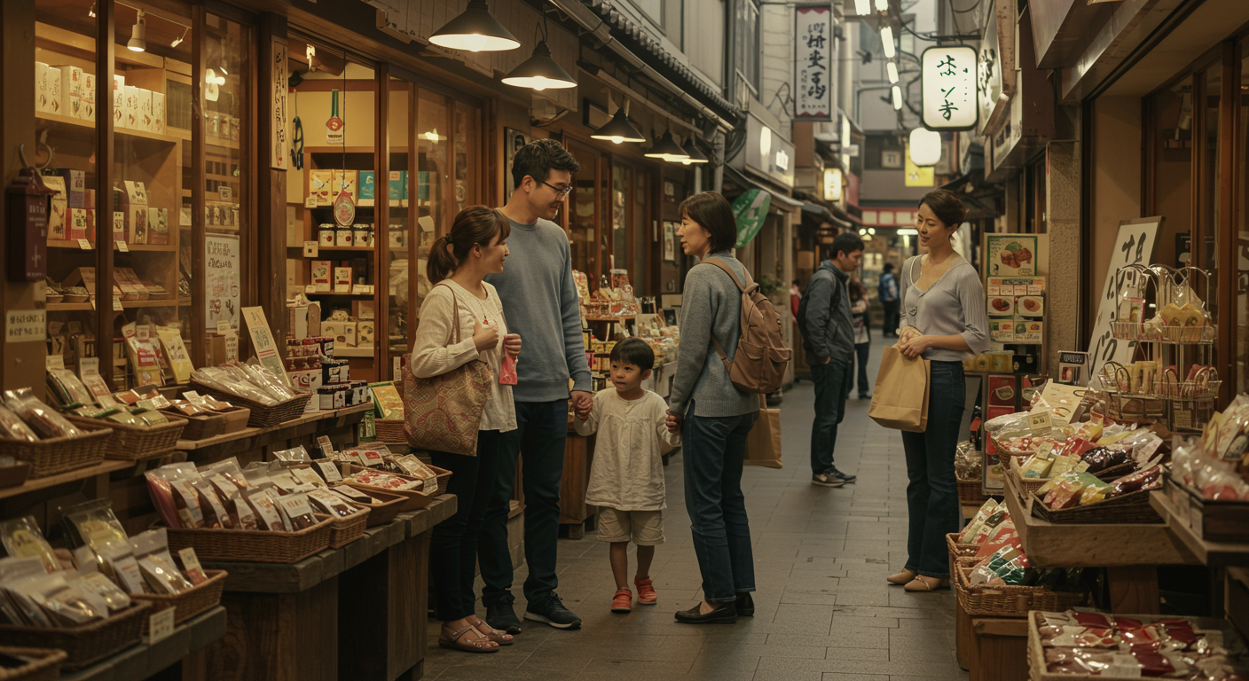 麻布十番でのファミリーの日常生活イメージ