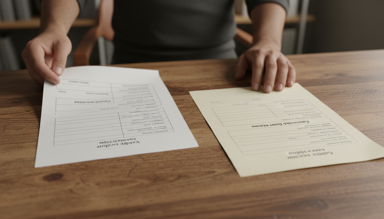 車検証と積載物の重量を確認する作業