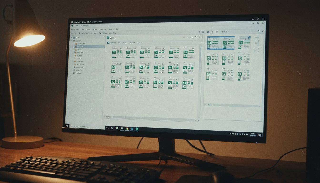 Excelファイルプレビュー機能 業務効率化 ファイル管理