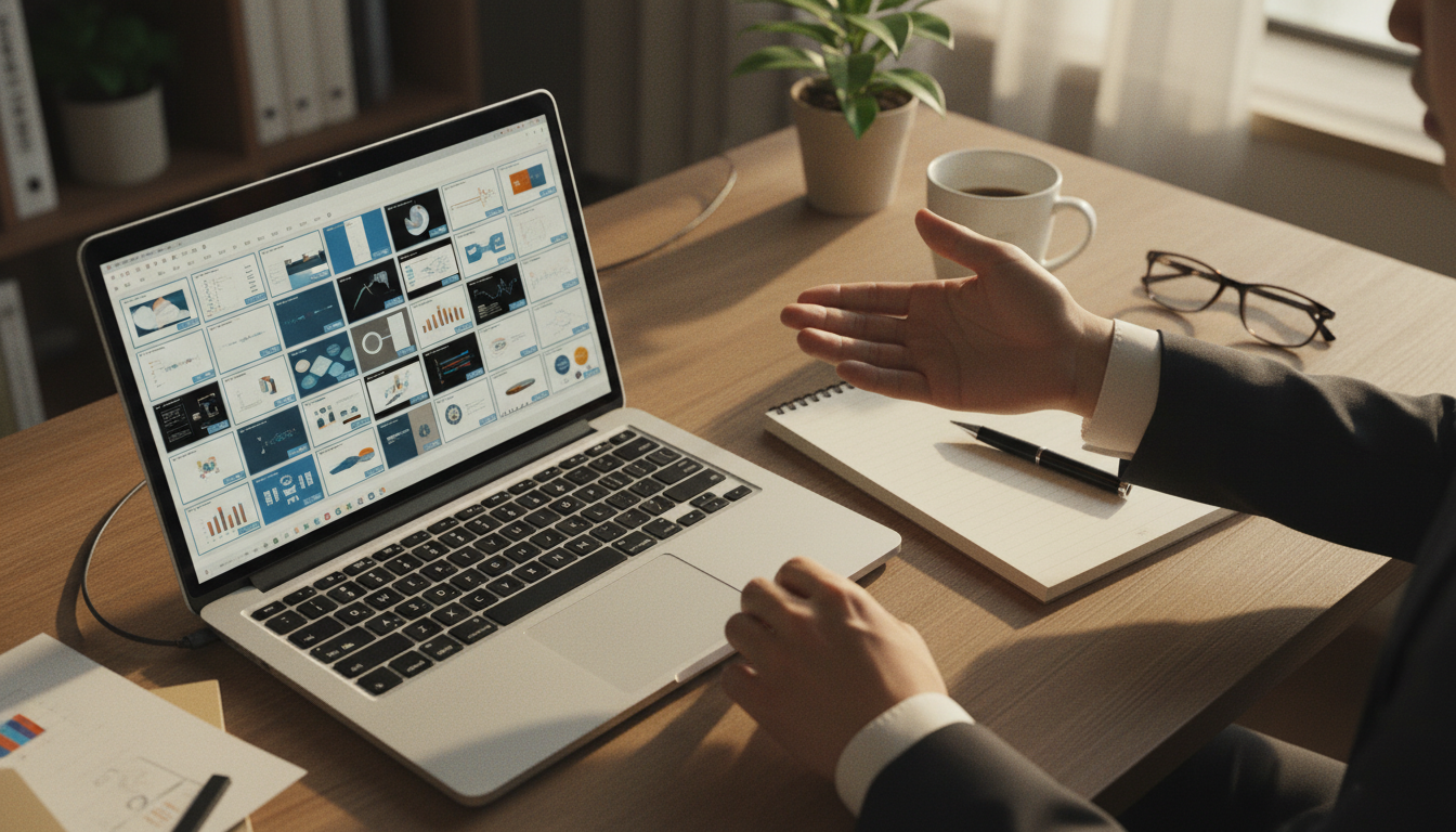 PowerPointスライド一覧 プレゼン資料作成 構成確認