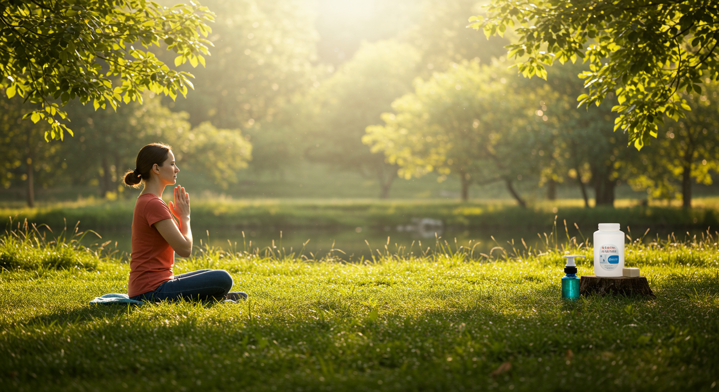 ストレス管理と膝痛・高血圧の関連