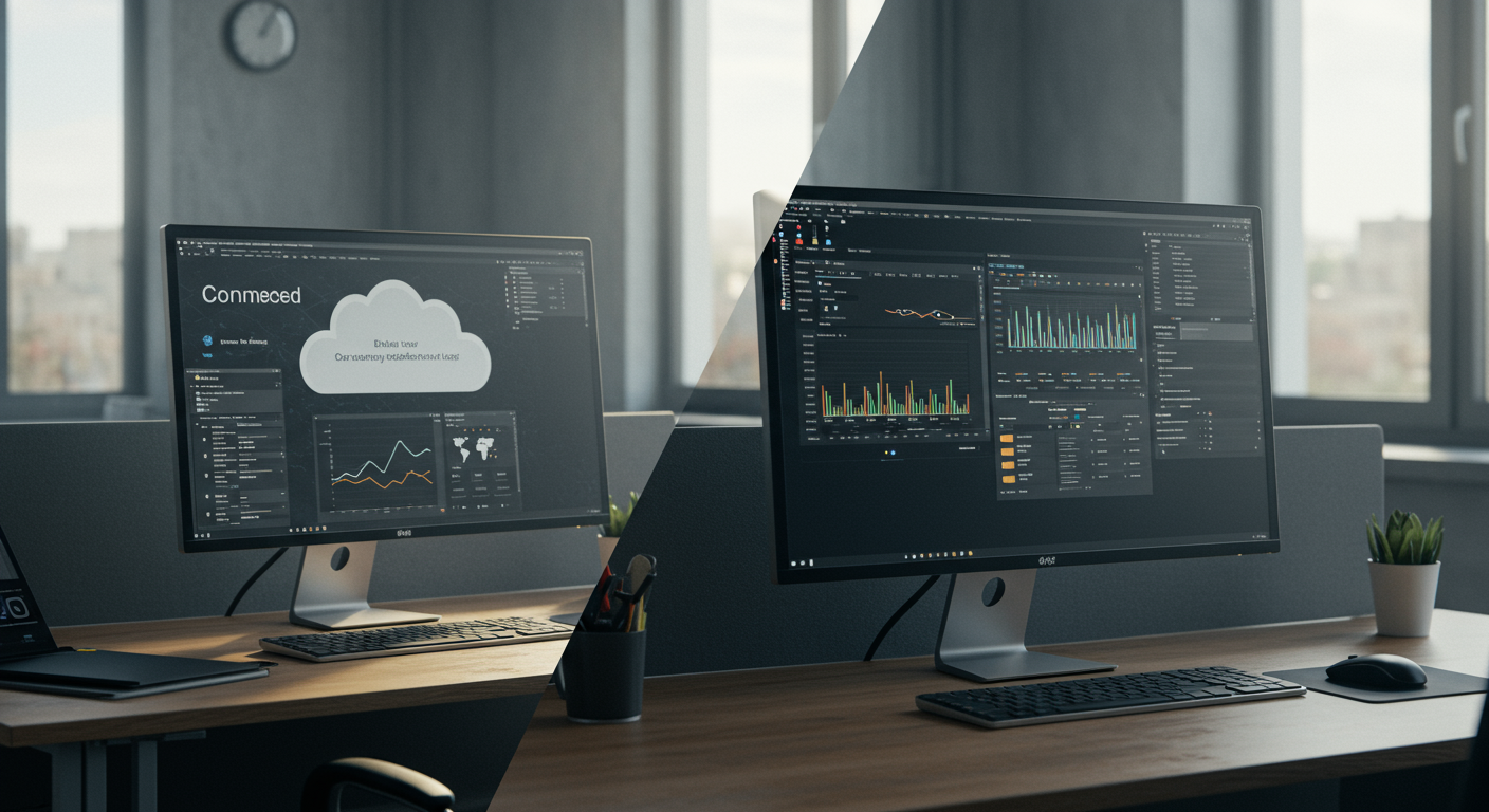 Microsoft 365と永続ライセンスの比較イメージ