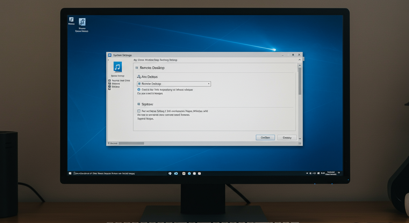 Windows 11のリモートデスクトップ設定画面