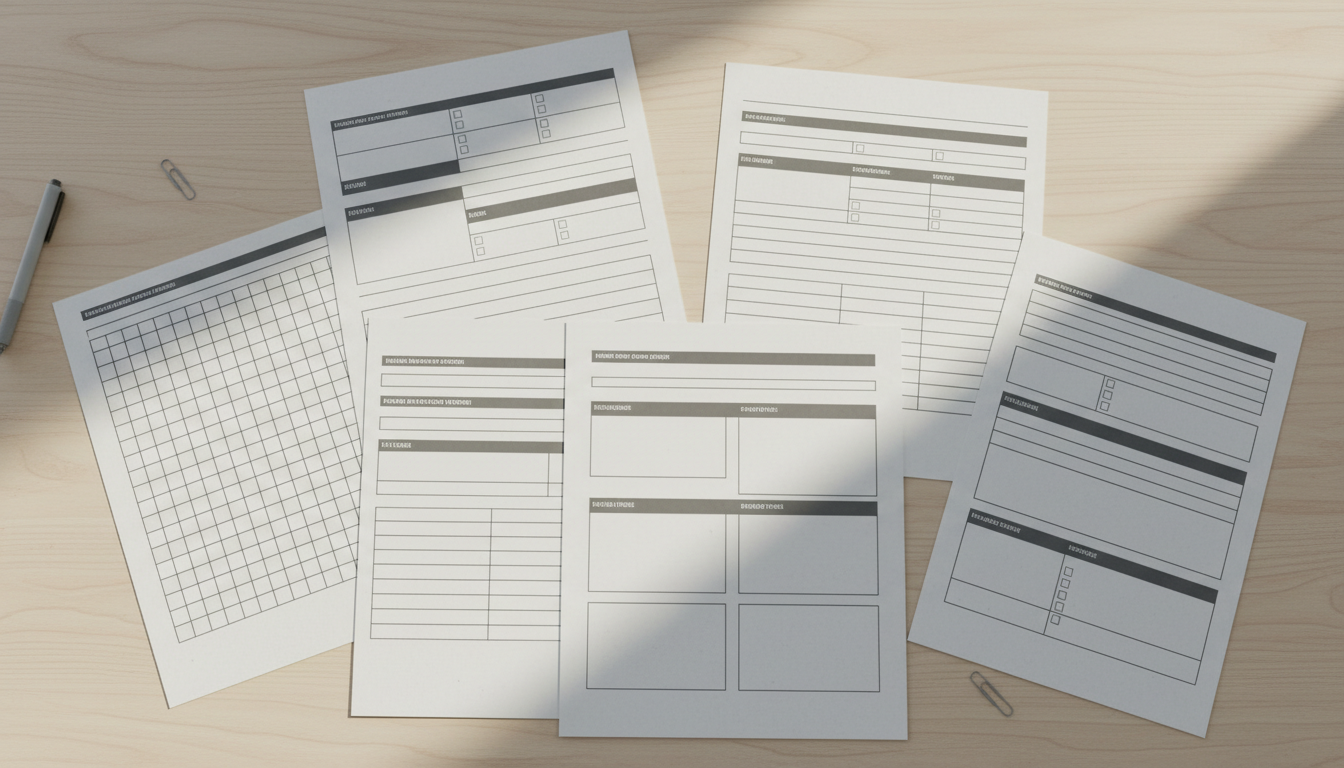 特殊車両申請書類の種類を示すイメージ