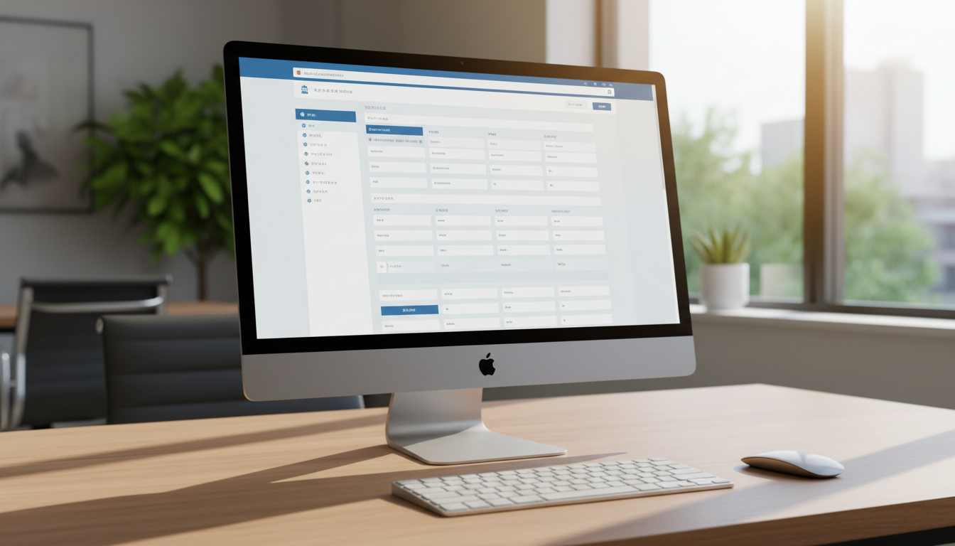 オンライン申請システムの画面