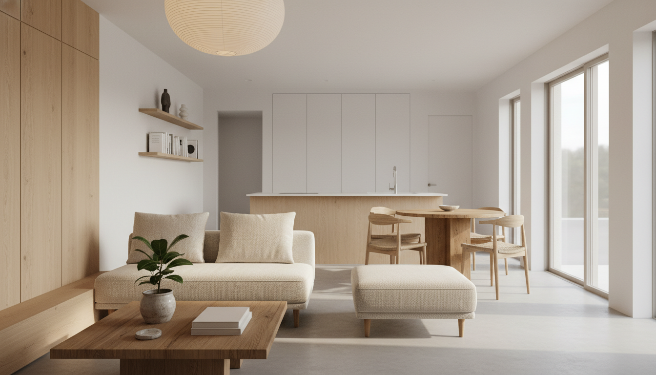 リノベーション済みのおしゃれな賃貸物件の室内