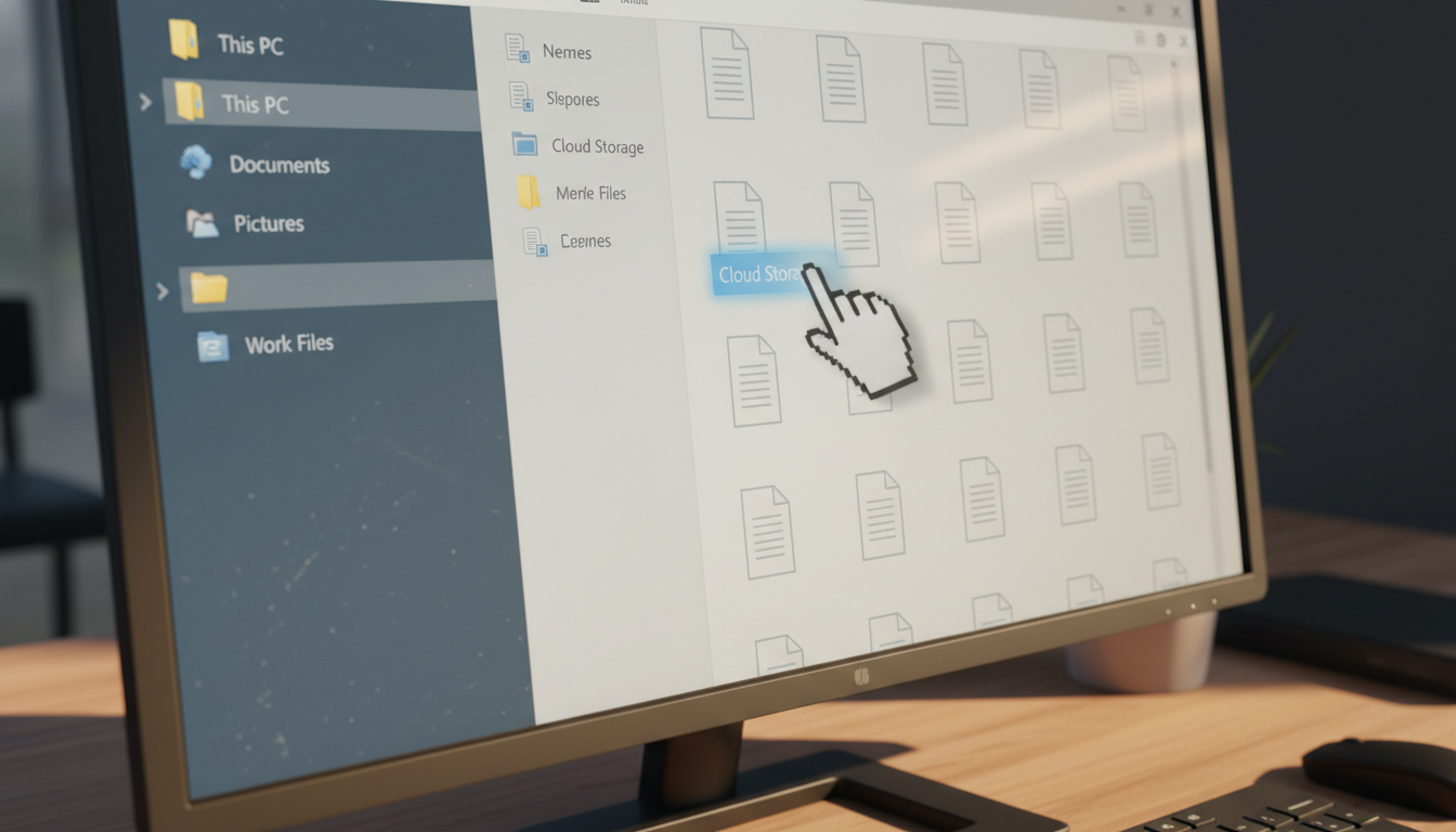 OneDriveフォルダーへのファイル保存操作