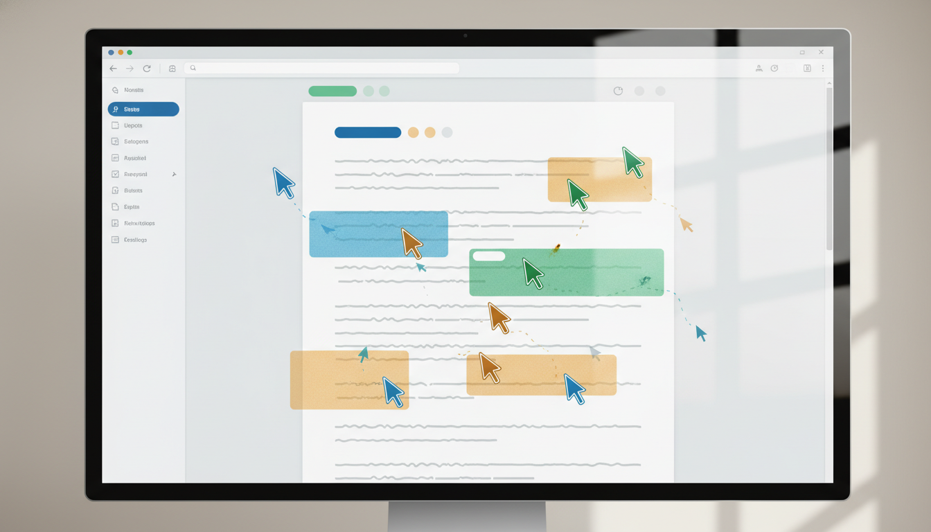Office文書リアルタイム共同編集シーン