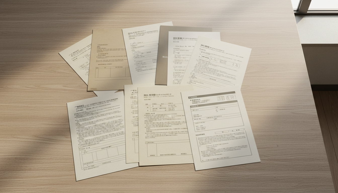 特殊車両通行許可申請に必要な書類