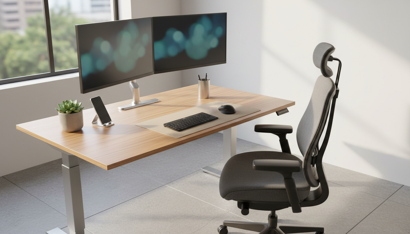 エルゴノミクスに配慮されたワークスペース