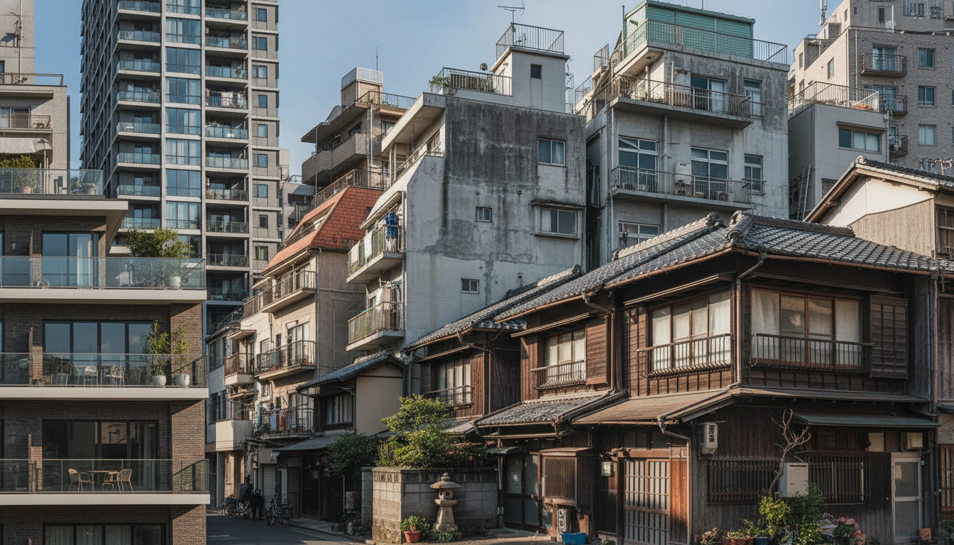 築地の多様な物件タイプ