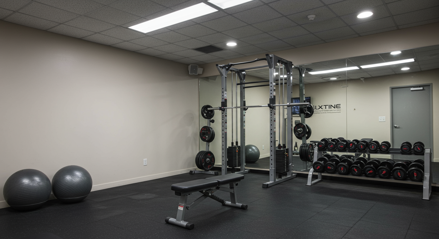 リタスタイル天神店の完全個室トレーニングスペース