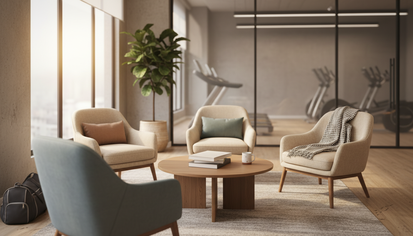 パーソナルトレーナーとのカウンセリング風景