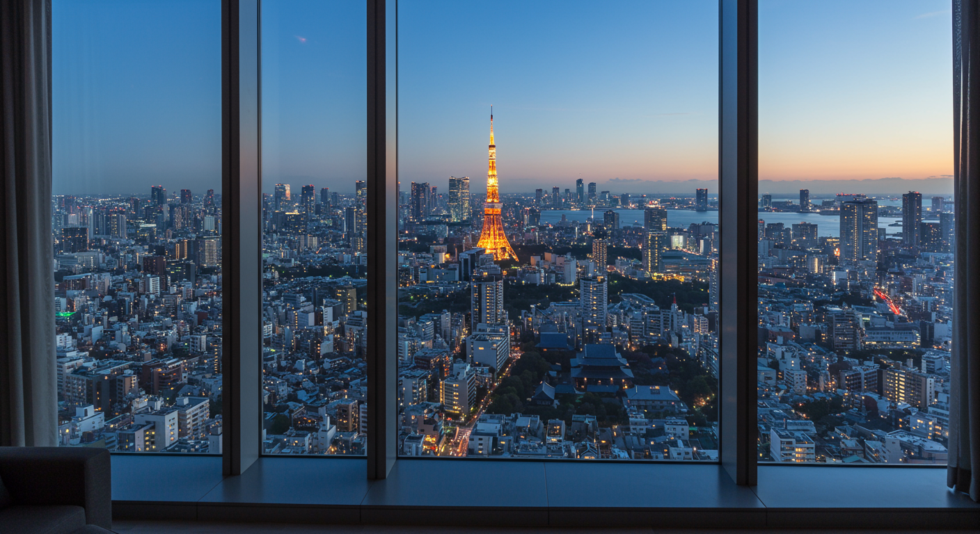 パークハウス芝タワーからの眺望