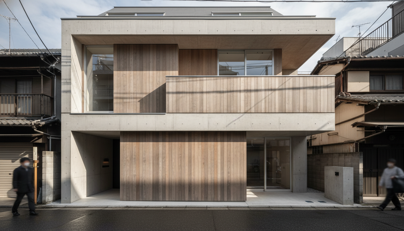 単身者向けコンパクトマンションの外観