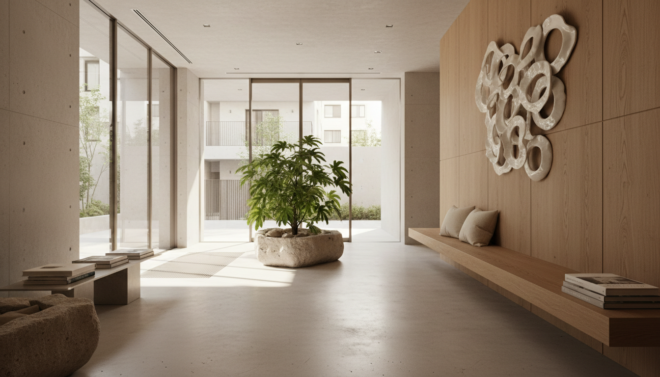 マンションのエントランスと共用部分