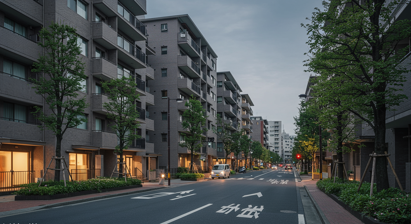 港区白金の閑静な住宅街と緑豊かな街並み