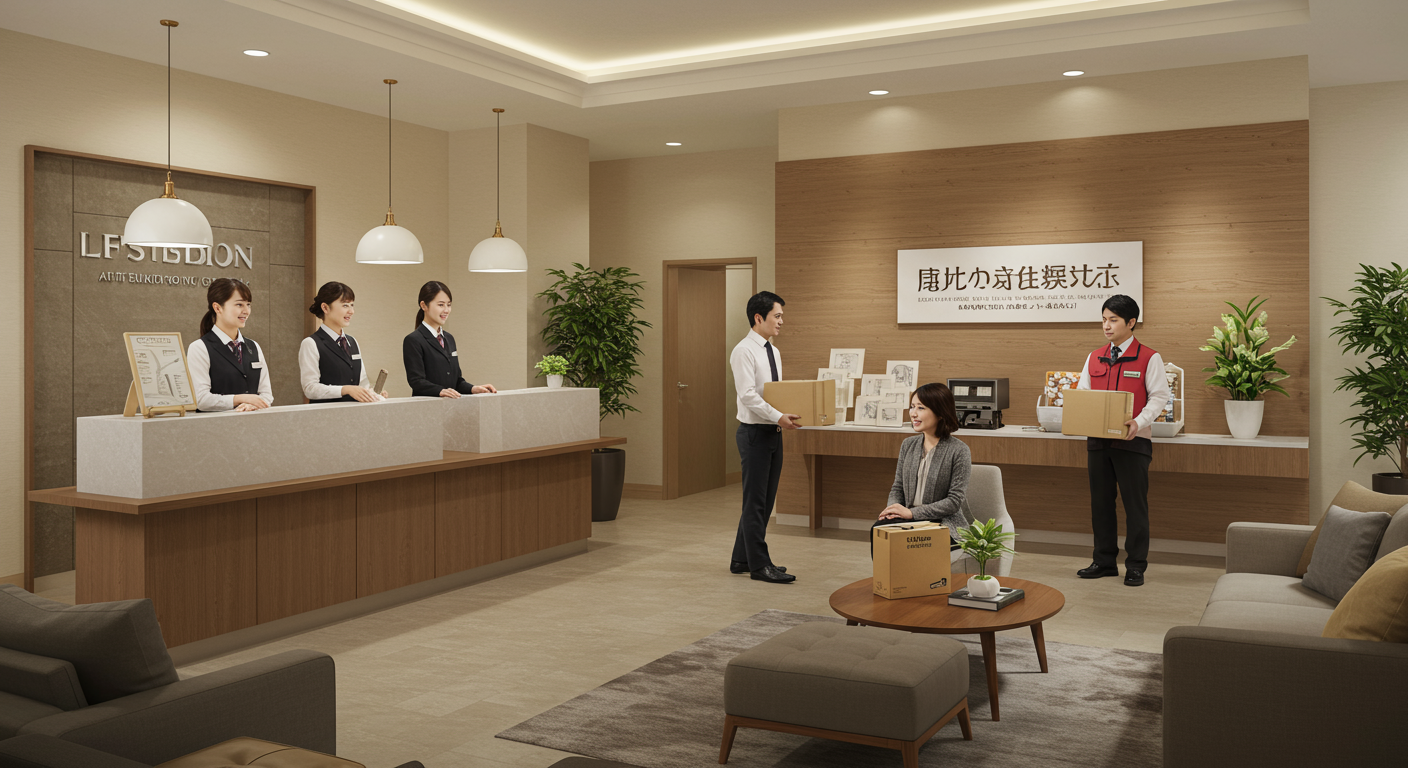白金エリアの宅配サービスとコンシェルジュ