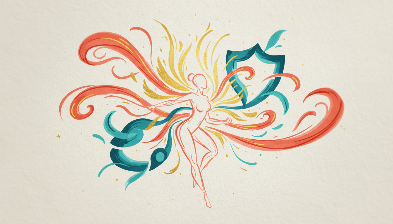 筋トレによる女性の健康改善効果イメージ